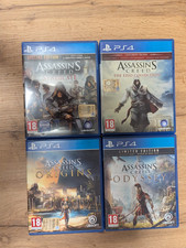 Lotto 4 giochi PS4 Assassin’s Creed–Syndicate, Ezio Collection, Odyssey, Origins