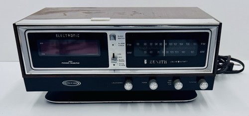 Radio sveglia vintage - vintage, zenith