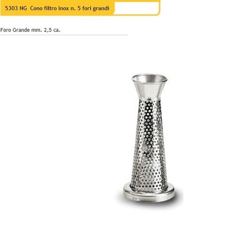 Cono filtro reber - inox, 5