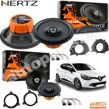 Kit 4 Casse Altoparlanti Hertz Anteriori Posteriori per Renault Clio IV dal 2013