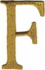 Patch ricamo 1 1/2" x 2 3/8"
