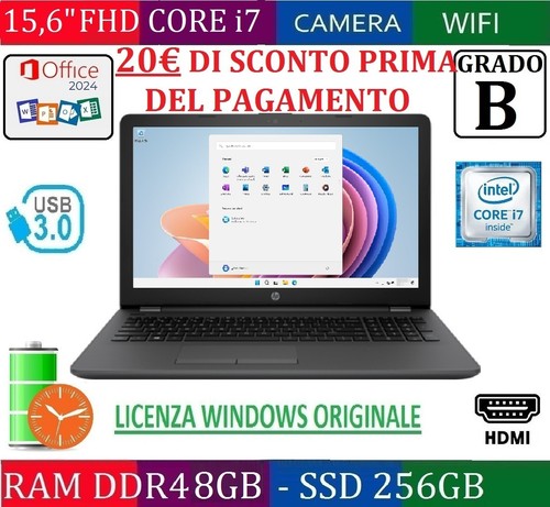Notebook 250 6 fhd - notebook, hp