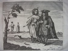 UN SINDACO OLANDESE E SUA MOGLIE, da: THOMAS SALMON, 1745