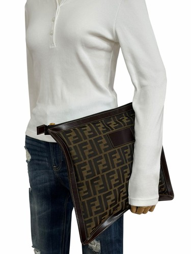 Fendi zucca pochette - zucca,