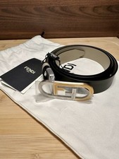 Fendi Belt Black And Beige
