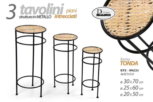 Tavolini colonne tondi - 3,