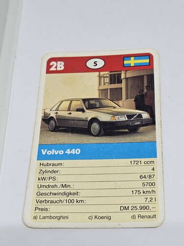Volvo 440 scheda - -, 2b