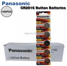 100X BATTERIE CR2016 BOTTONE