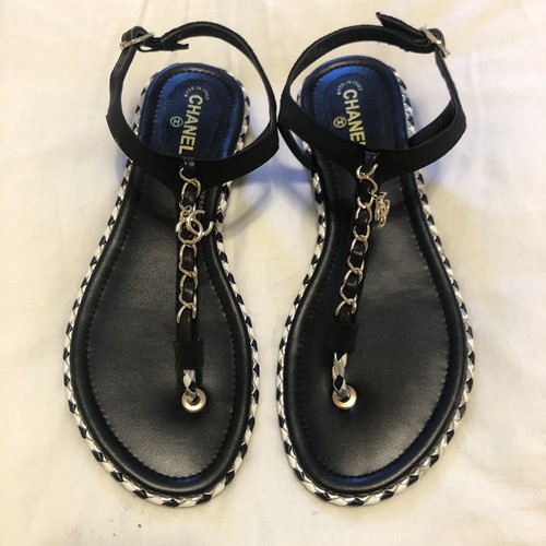 Sandali chanel neri con - sandali,