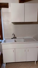LAVELLO CUCINA CERAMICA DOLOMITE CON MOBILE SPEDIZIONE ESCLUSA!!!! LEGGI BENE