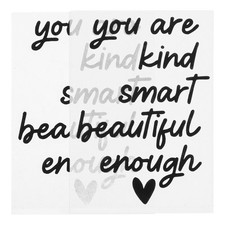  2 Fogli Adesivi Specchio