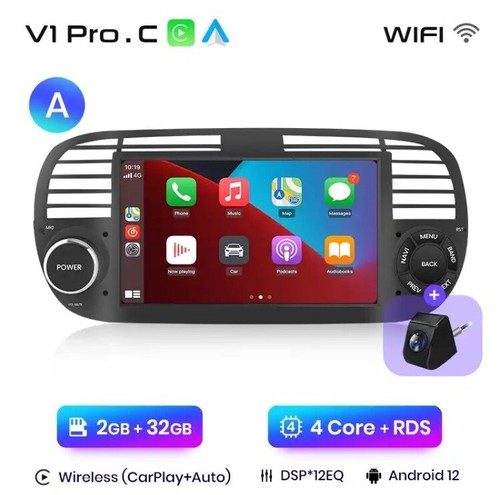 Autoradio amdroid fiat 500 - amdroid,