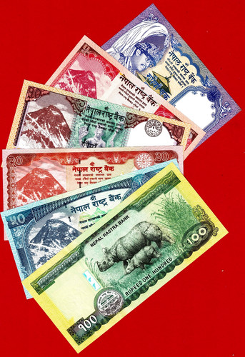 Nepal set unc notes - unc, 1,