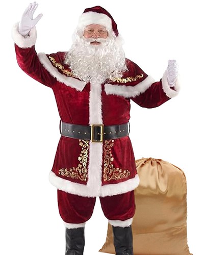 Costume babbo natale uomo - costume,