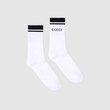 Calze Gucci Uomo Bianco Nero