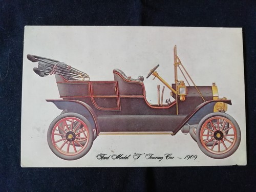 Cartolina trasporti auto ford - auto,