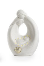 Gruppo Natività Stilizzato in Porcellana con Luce Paben Articoli Religiosi