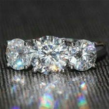 3Ct Round Cut Certified