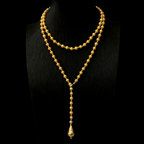 Collana lunga perle - lunga, di