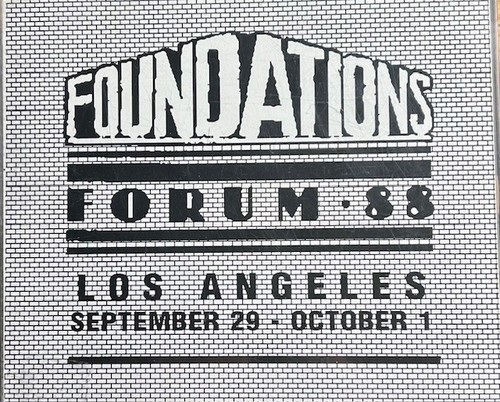 Rare foundations forum - rare, 1988