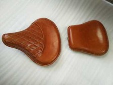 Per Reale Enfield Classico 500cc Bicicletta Anteriore & Retro Sedile Tan Colore