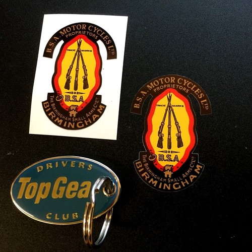 Bsa piled arms stickers - piled,