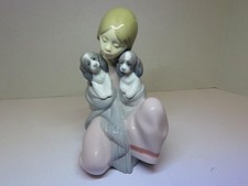 Lladro #6226 "Snuggle Up" Girl