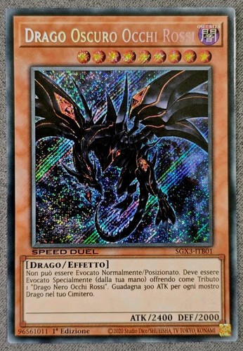 Drago oscuro occhi rossi - oscuro,