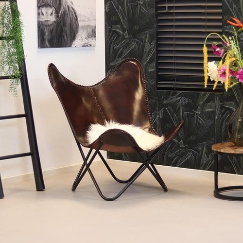 Sedia pelle farfalla - in, a