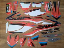 KIT GRAFICA DECALCOMANIE SEI GIORNI KTM EXC EXC-F SX SXF 125 250 300 450 2018 2019