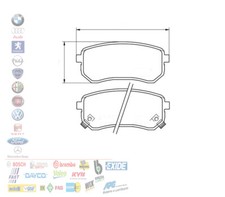 PASTIGLIE FRENO POSTERIORI