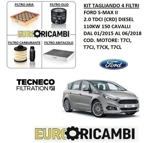 Kit tagliando filtri tecneco - filtri,