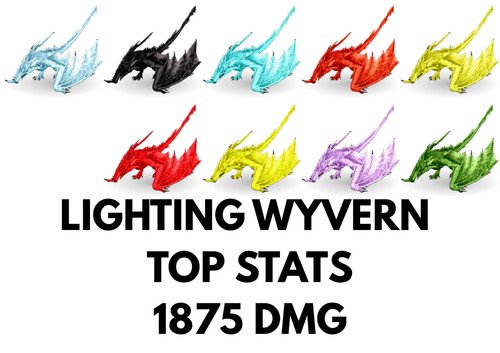 Lighting wyvern 1875 dmg top - wyvern,