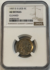 1937 zampe bufalo nichel - 1937, d