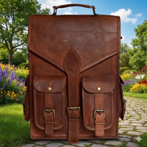 Zaino viaggio in pelle - viaggio, 15"