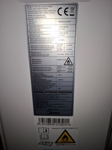 Condizionatore portatile midea - condizionatore,