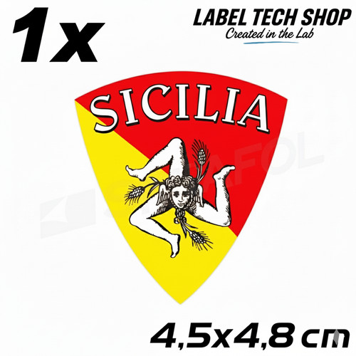 Adesivo sicilia - sicilia,