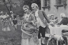 Antica stampa Francese