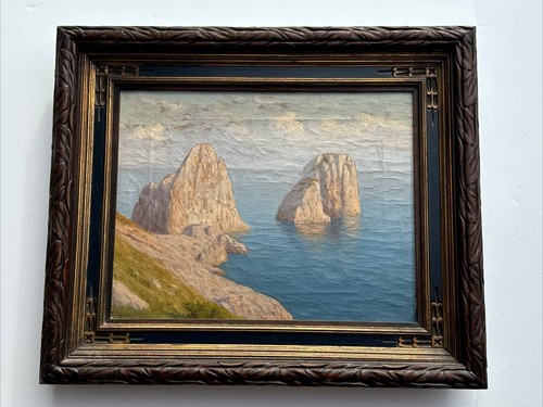Antico dipinto paesaggio - dipinto,
