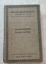 1898 Tanglewood Tales by Nathaniel Hawthorne Illustrated, Antique Book