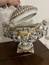 VASO CAPODIMONTE DECORAZIONE