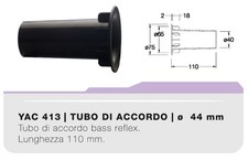 YAC413 tubo di accordo da 44mm