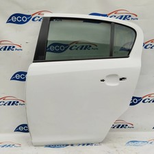 Porta / Portiera / Sportello posteriore sx bianco Opel Corsa D ecoAG3281