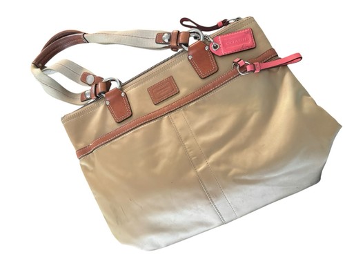 Y2k coach khaki - khaki, tote
