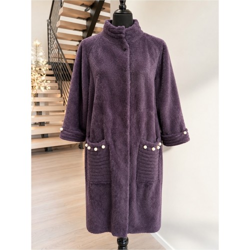 Cappotto donna viola vintage