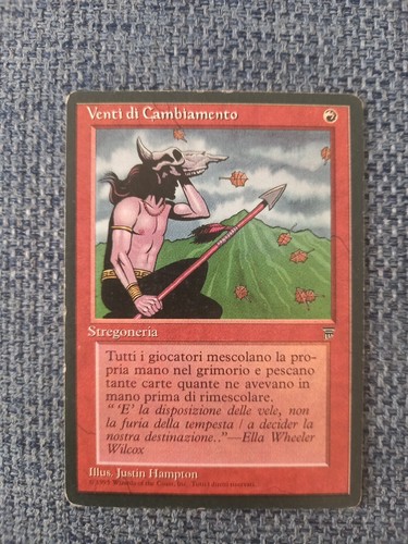 Carta card mtg magic venti - carta,