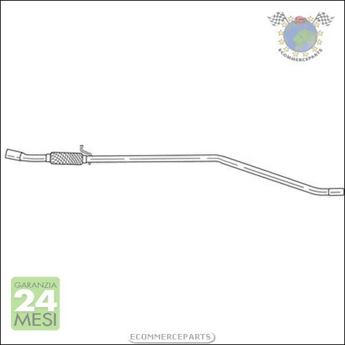 Tubo marmitta collettore - marmitta,