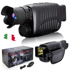Monocolo Digitale Visione Notturna Cannocchiale Portatile 10x Camera Full HD Pro