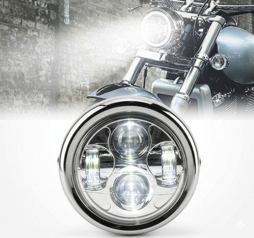 Faro led moto per ducati - moto, 6,5"
