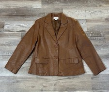 Giacca Chadwick's marrone vintage 100% pelle taglia 8